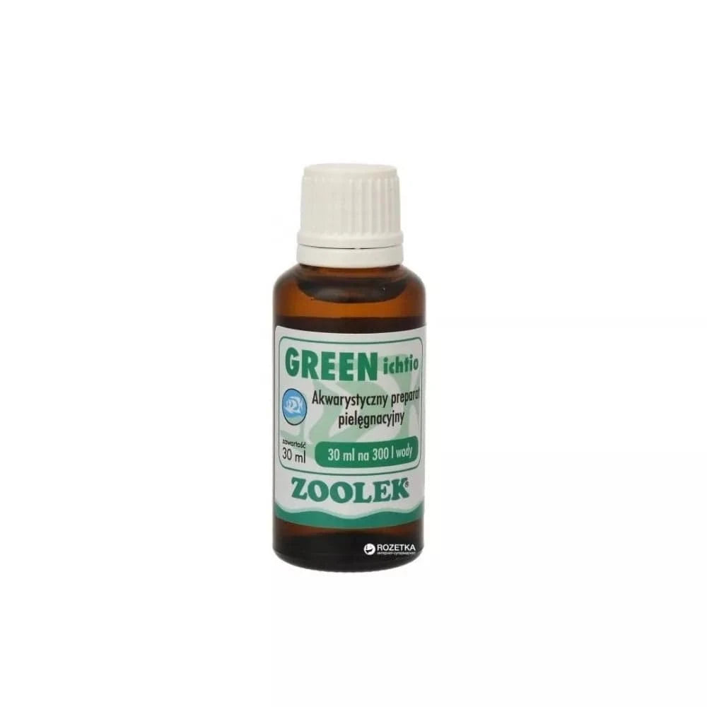 Akvariumo priežiūros priemonė Green Ichtio, 30 ml