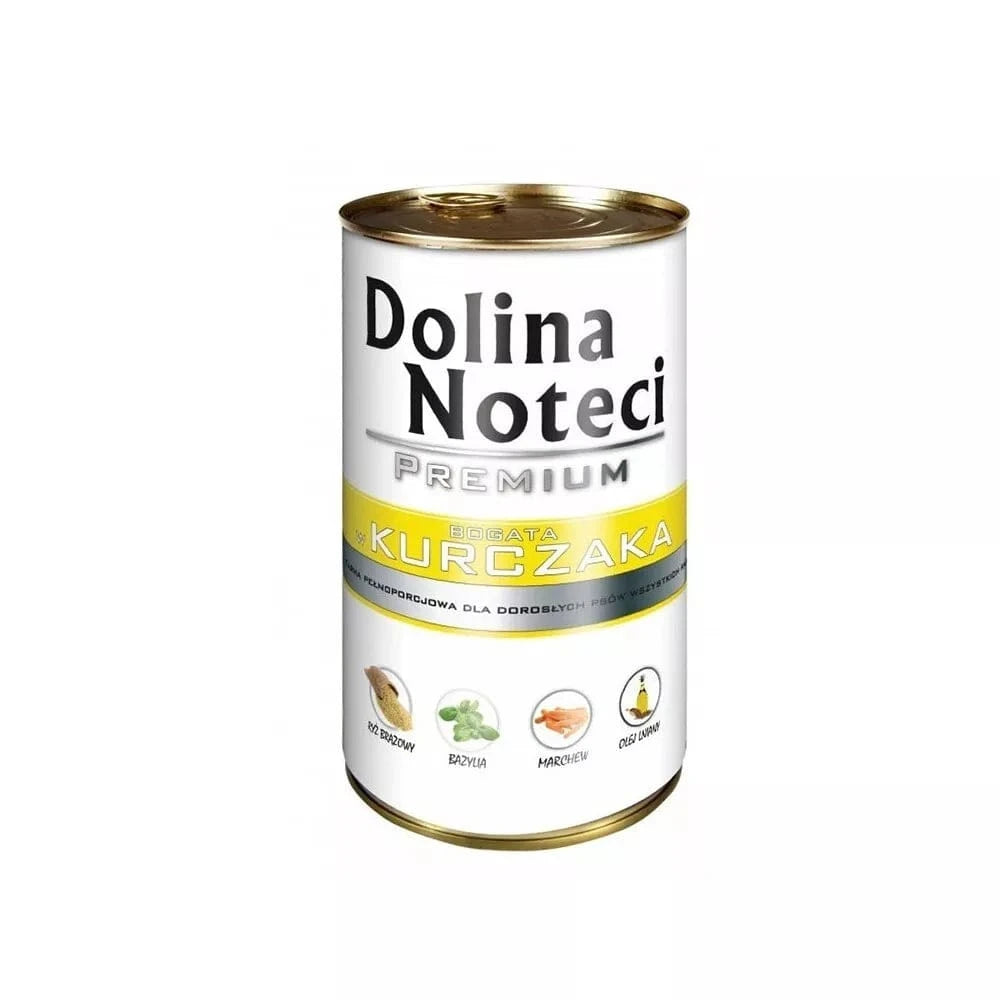 Konservai šunims su vištiena Dolina Noteci Premium 400 g