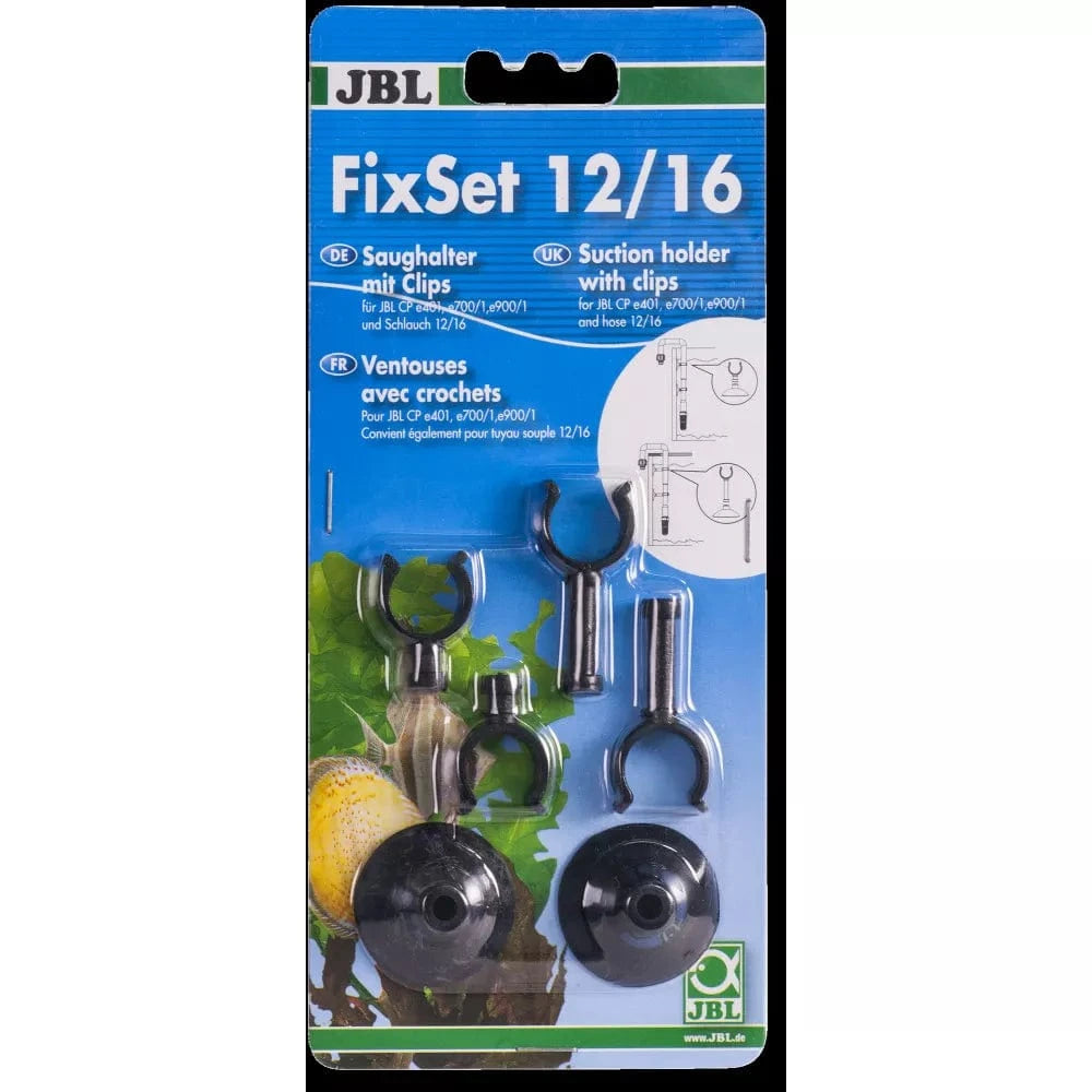 JBL FixSet 12/16 siurbtukai su laikikliais išorinių filtrų CP e400/700/900/1,2 žarnoms ir vamzdeliams