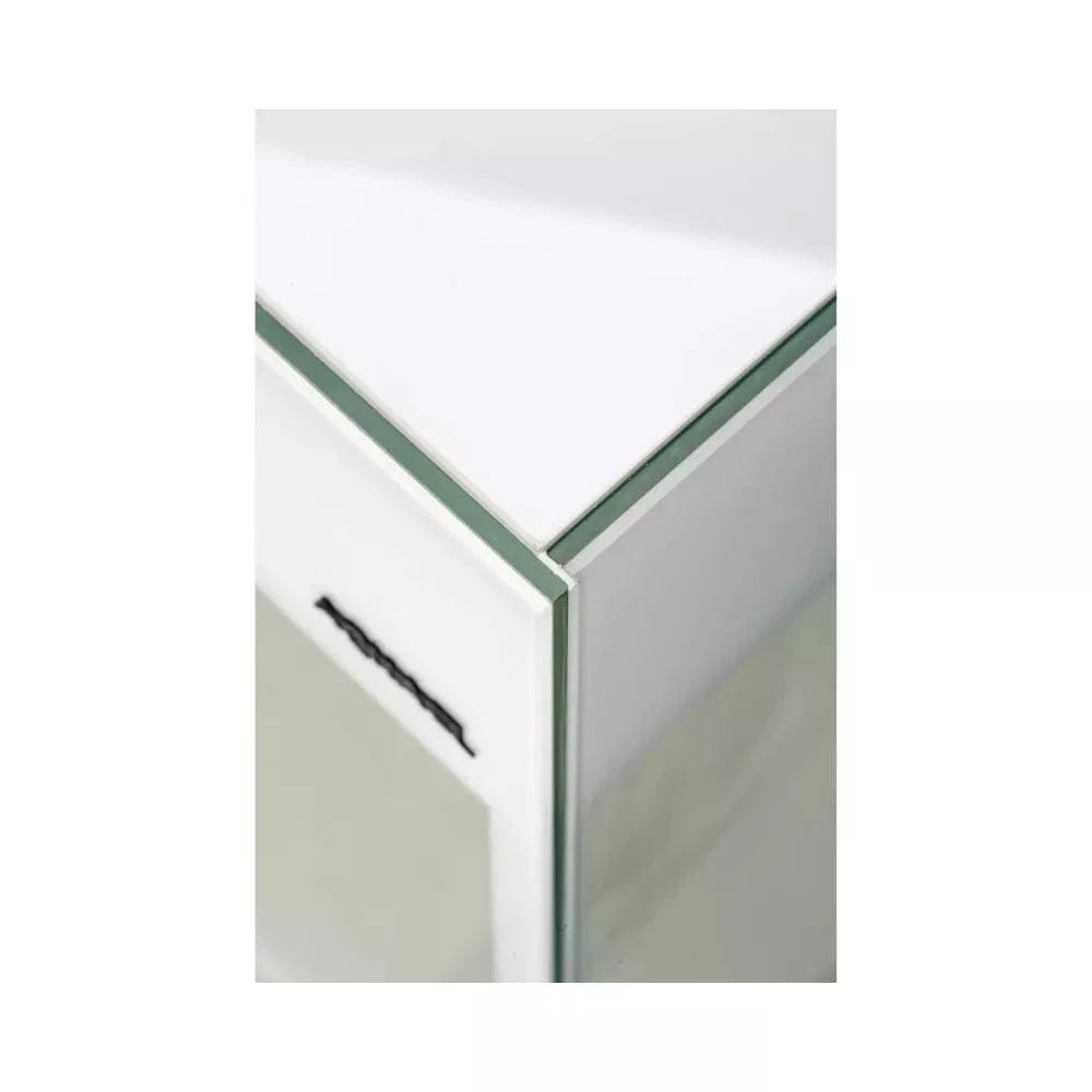 Glossy 100 akvariumas stačiakampis, baltas, 100x40x60 cm