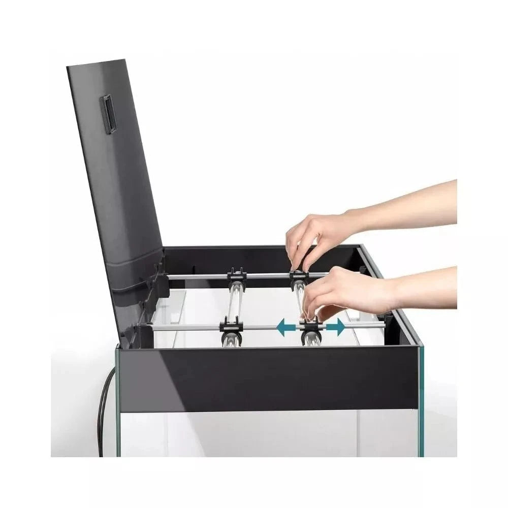 Glossy 80 akvariumas stačiakampis, baltas, 80x35x50 cm