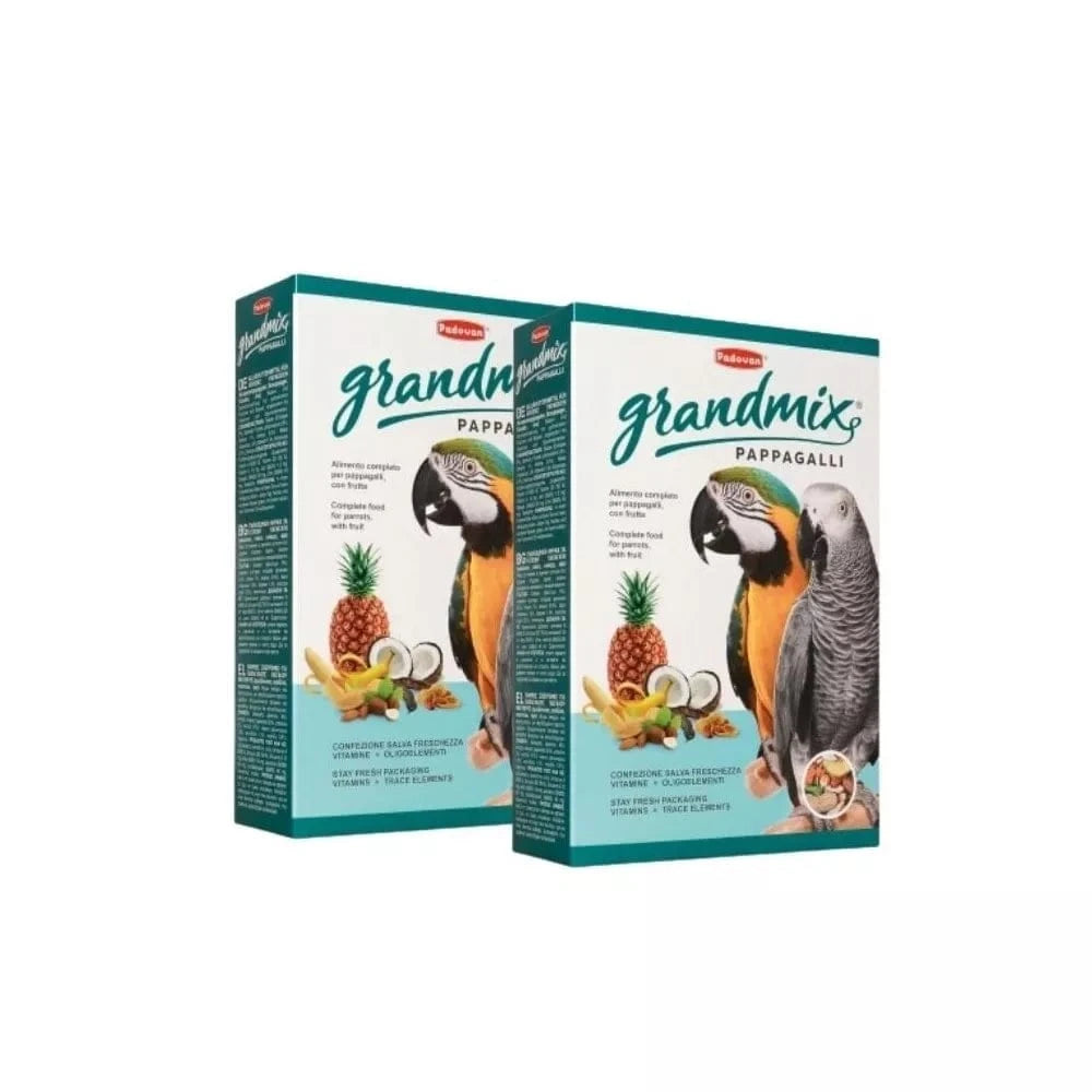 Lesalas didžiosioms papūgoms (amazonėms, žako, kakadu, aroms) Grandmix Pappagalli 2x600 g