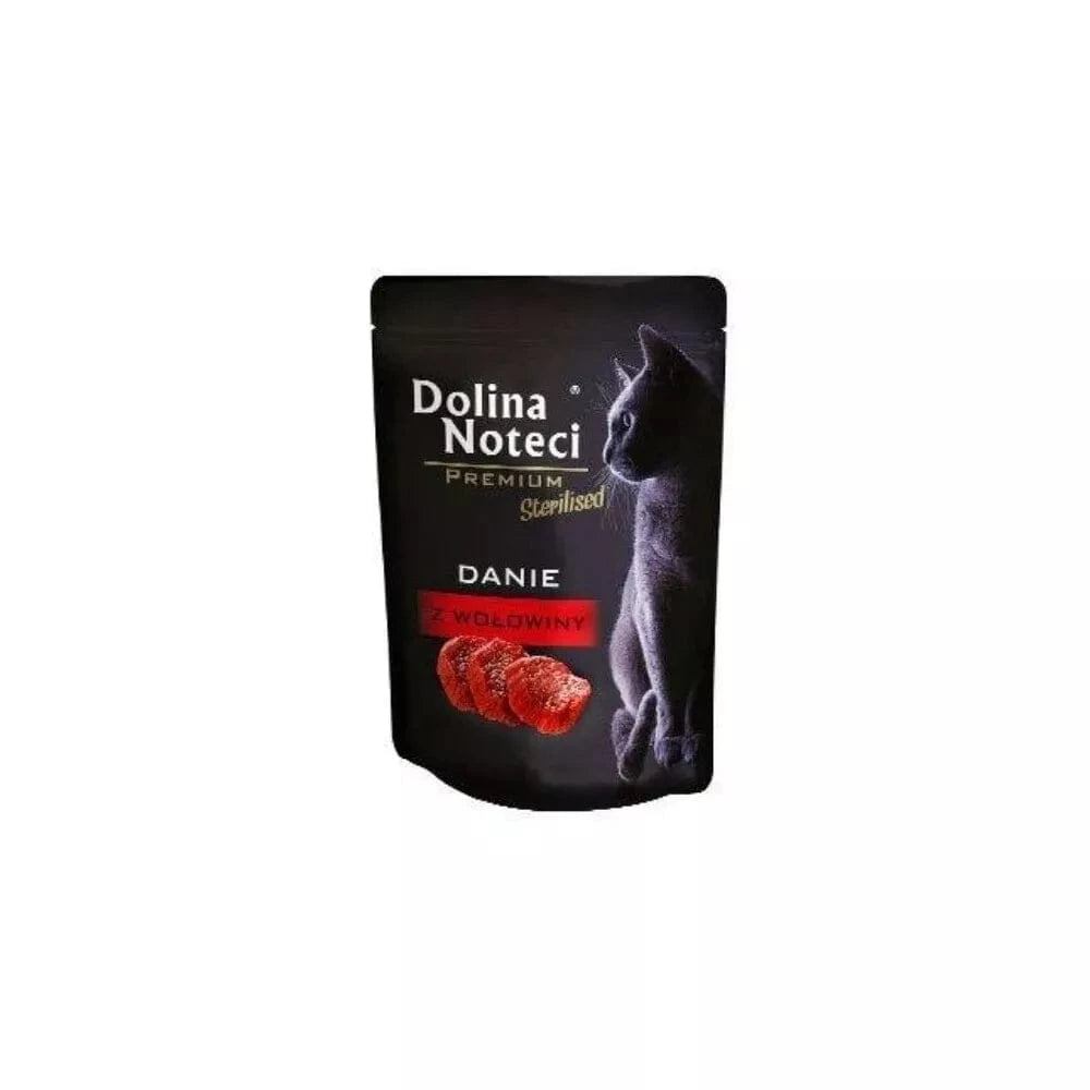 Guliašas sterilizuotoms katėms su jautiena Dolina Noteci Dish, 85 g