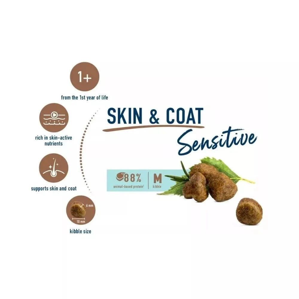 Happy Cat visavertis pašaras suaugusioms katėms puoselėjantis odą ir kailį Sensitive Haut&Skin, 300 g