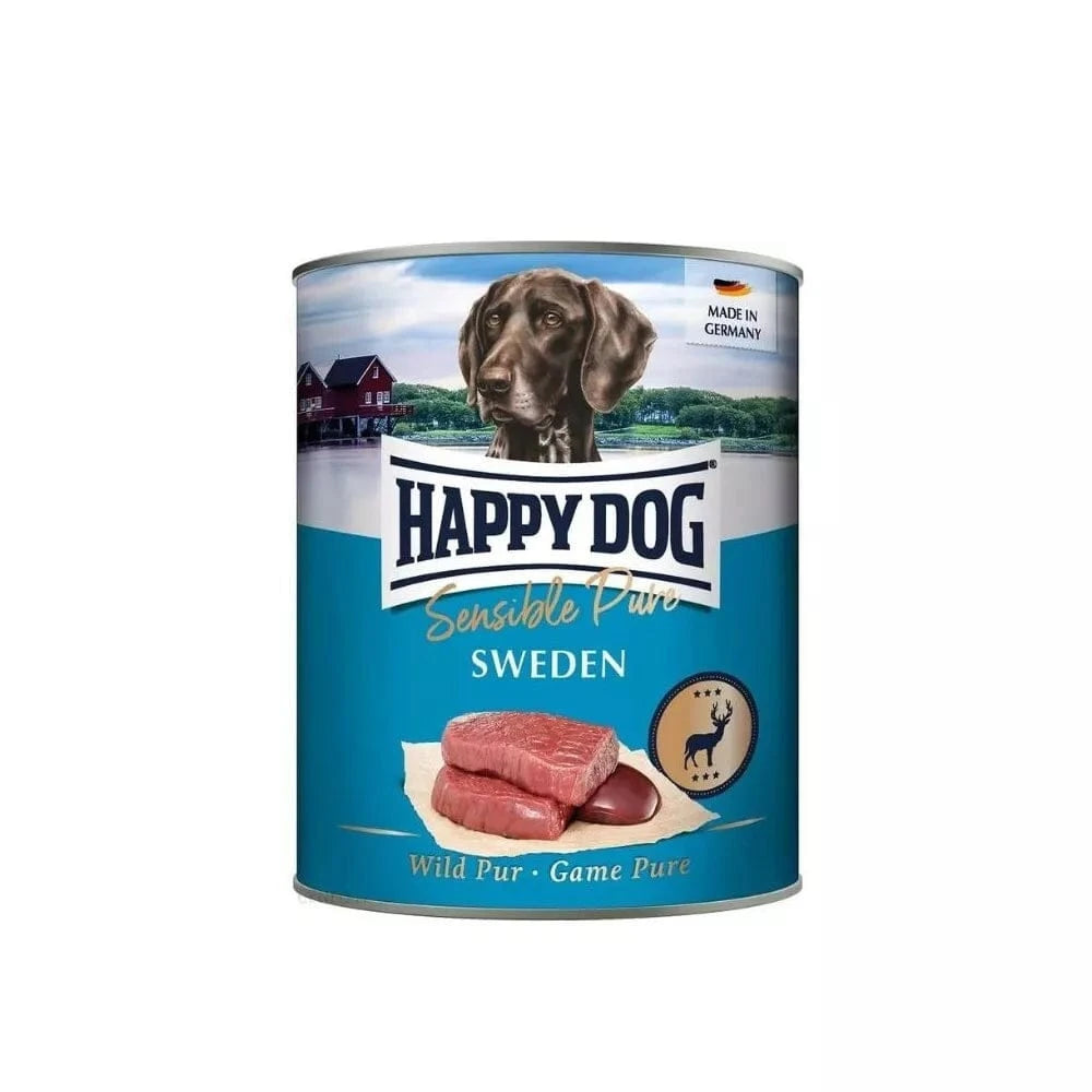Happy Dog Sensitive Pure Sweden konservai šunims su žvėriena, 800 g