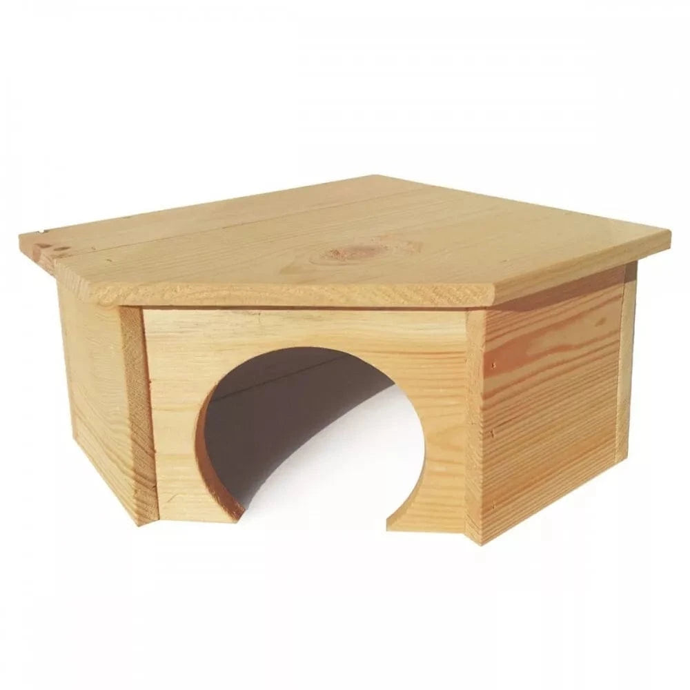 Namas graužikui medinis, kampinis