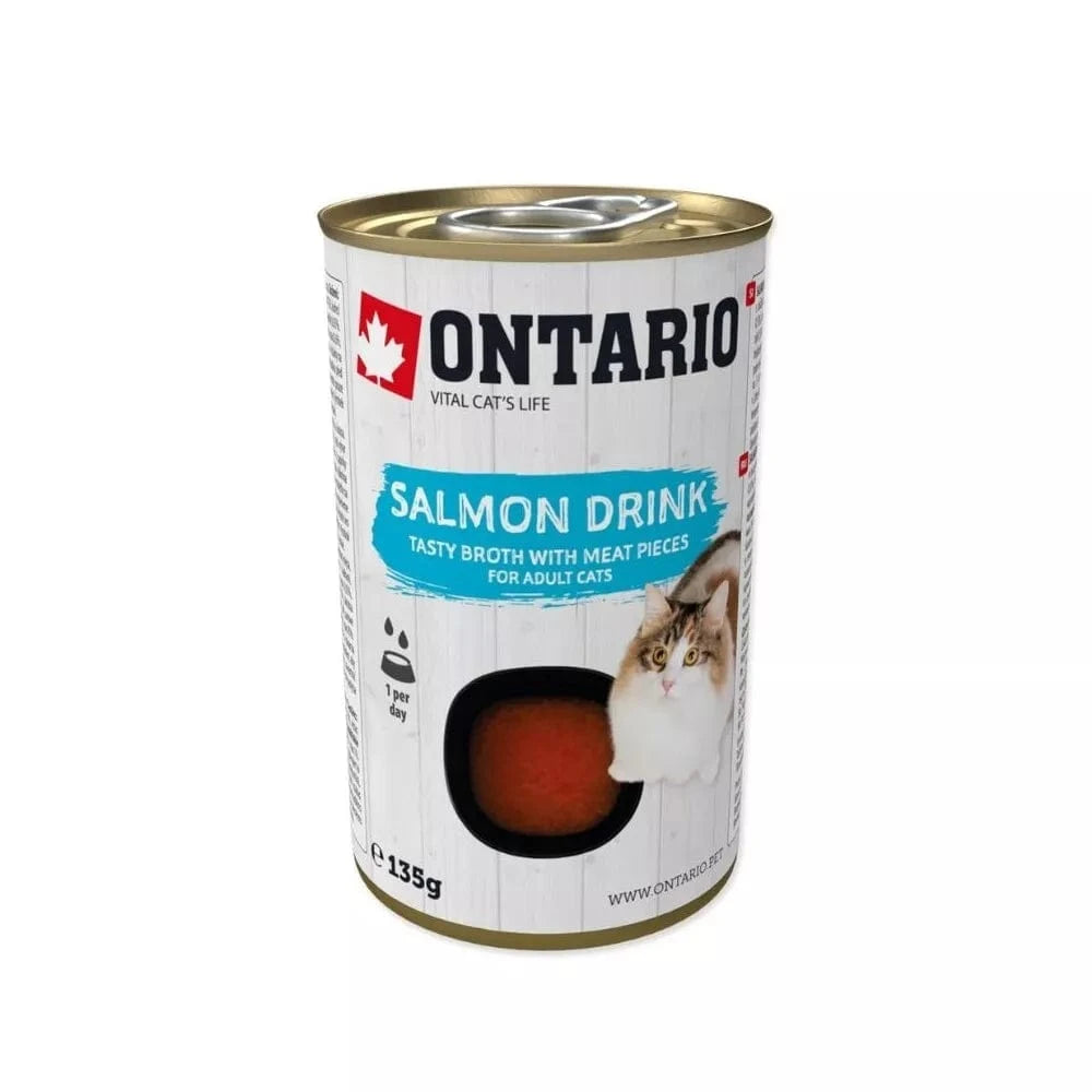 Ontario gėrimas katėms su lašiša, 135 g