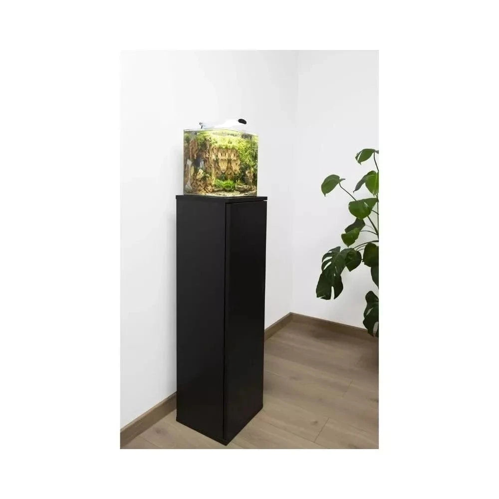 Opti Bent 70 akvariumas stačiakampis, juodas, 39x39x45 cm, 68 l