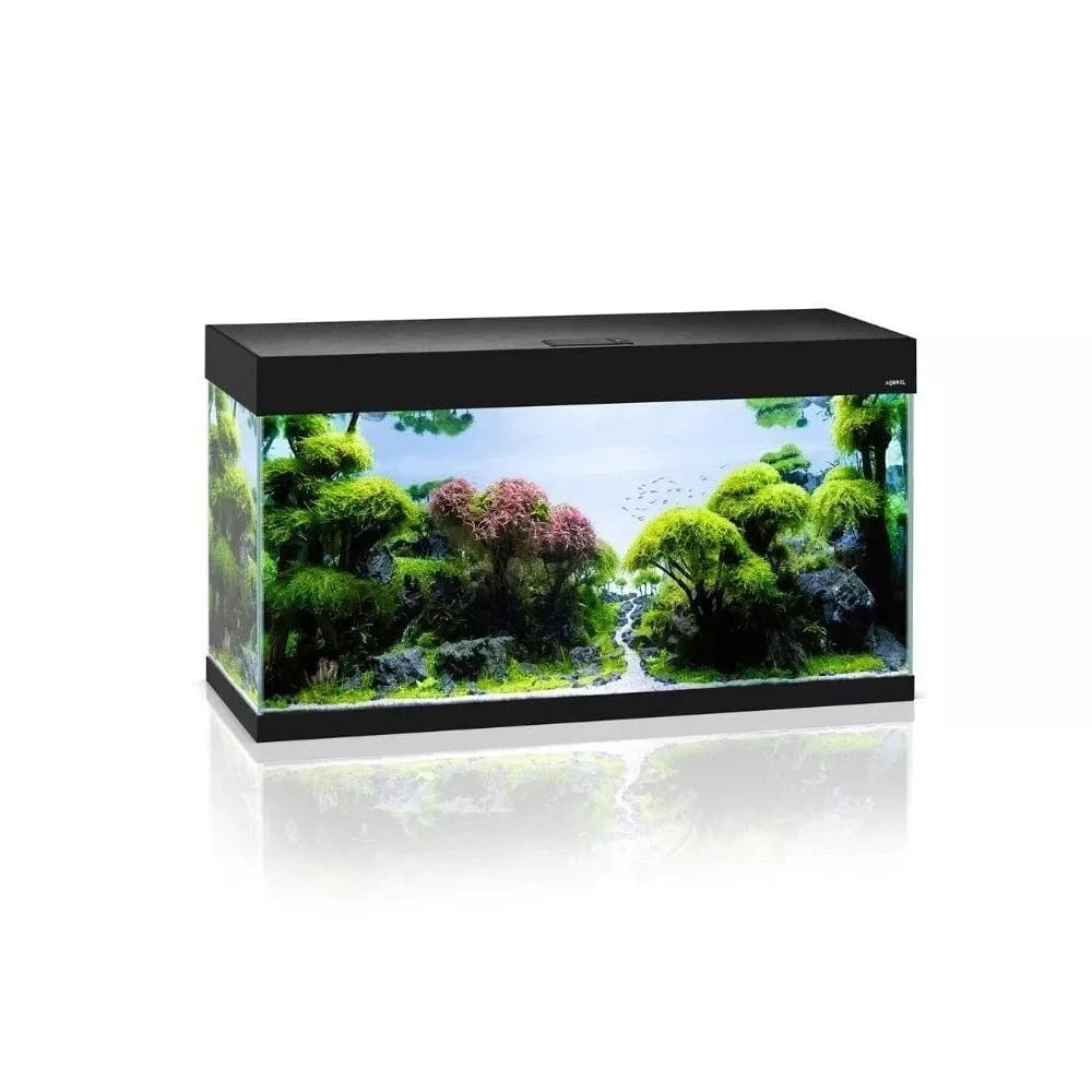Opti Set 200 akvariumas stačiakampis, juodas, 101x41x56 cm, 200 l