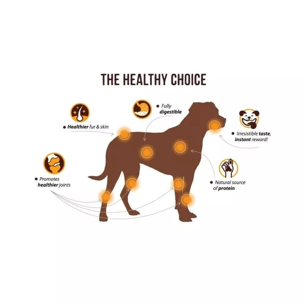 Skanėstas šunims jautienos skonio kolageno pagaliukai, 5 vnt.