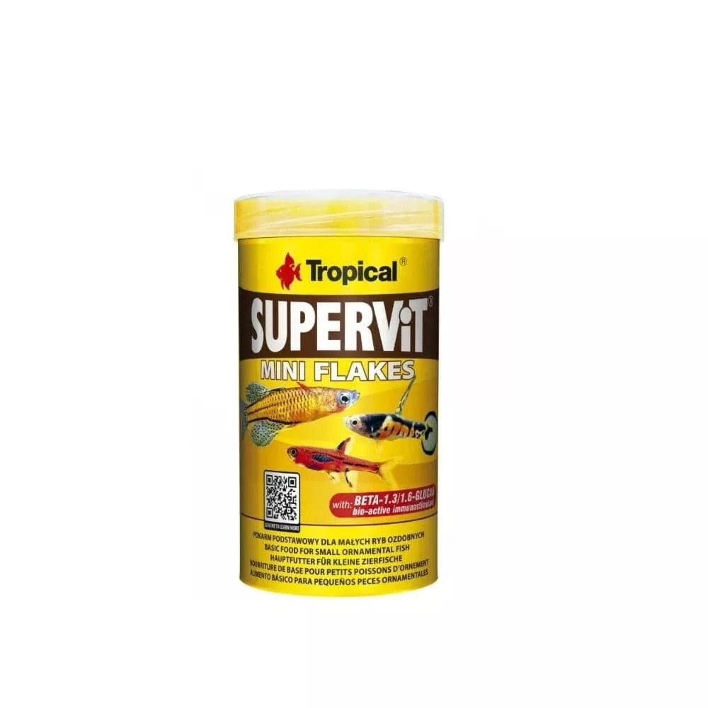 Pašaras žuvims Tropical Supervit Mini Flakes 100 ml