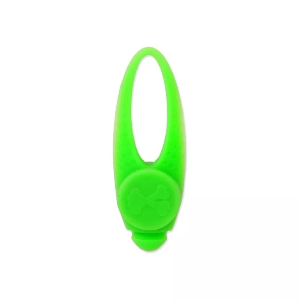 Šviečiantis silikoninis pakabukas šunims, žalias