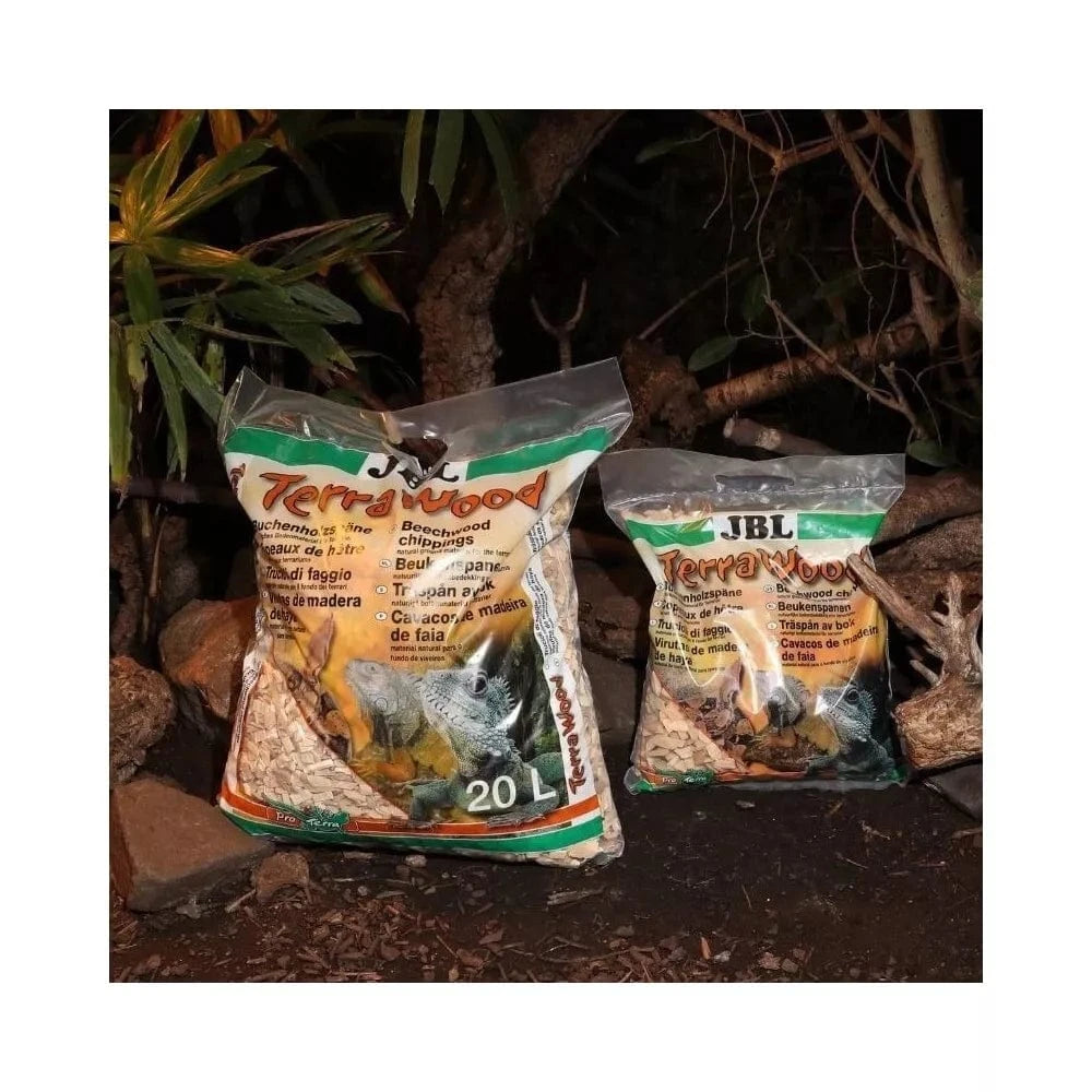 TerraWood natūralus buko drožlių pakratas terariumams 20 l