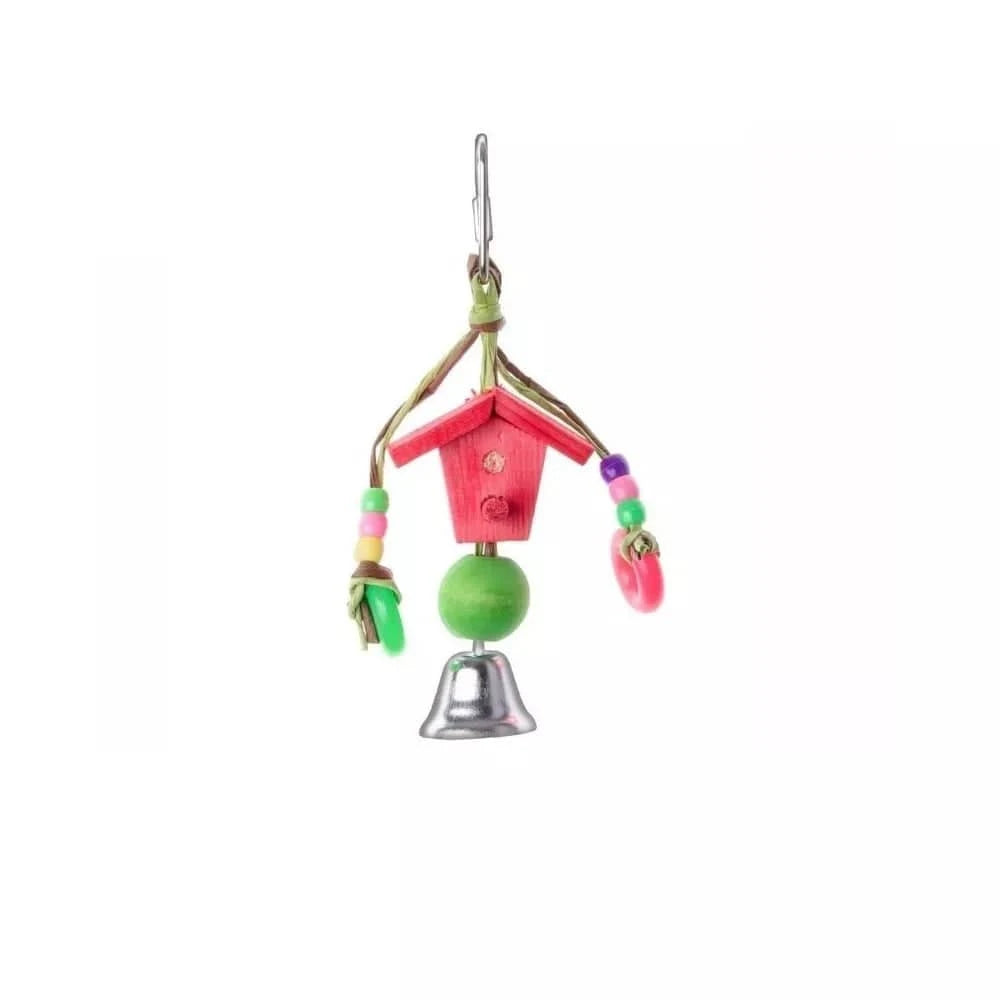 Žaislas paukščiams su varpeliu, 13 cm