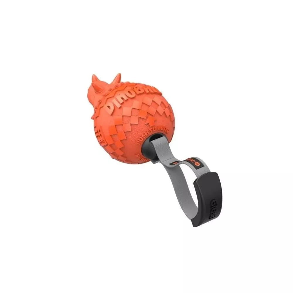 Žaislas šunims GiGwi Push To Mute Dinoball Triceratops dinozauras