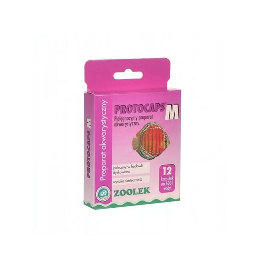 Akvariumo priežiūros priemonė Protocaps M, 12 kaps.