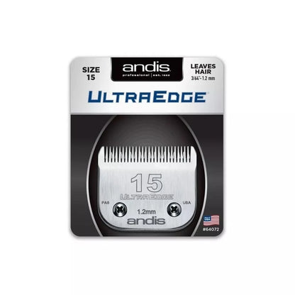 Andis plaukų kirpimo peiliukai UltraEdge Size 15, 3/64" - 1.2 mm