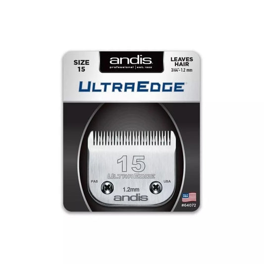 Andis plaukų kirpimo peiliukai UltraEdge Size 15, 3/64" - 1.2 mm