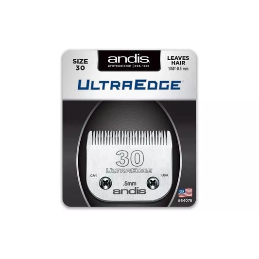 Andis plaukų kirpimo peiliukai UltraEdge Size 30, 1/50" - 0.5 mm