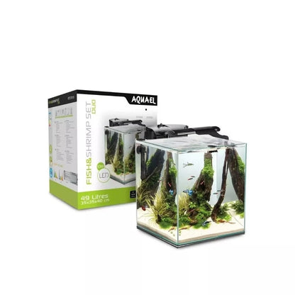 Aquael Fish&Shrimp Set Duo Day&Night 35, juodas