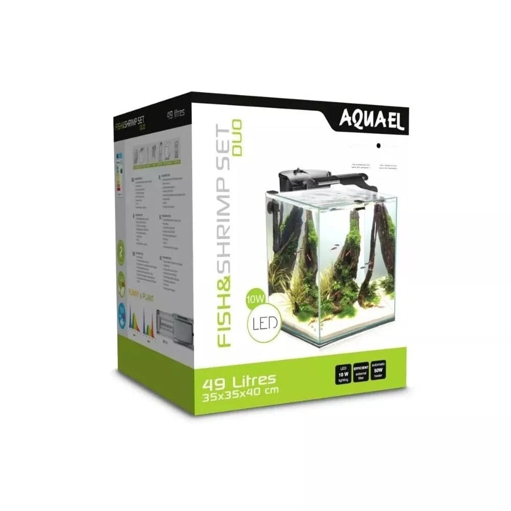 Aquael Fish&Shrimp Set Duo Day&Night 35, juodas