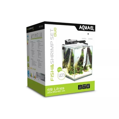 Aquael Fish&Shrimp Set Duo Day&Night 35, juodas