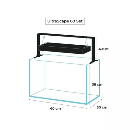 Aquael Ultrascape 60 Forest Set, 60x30x36 cm, 64,8 l