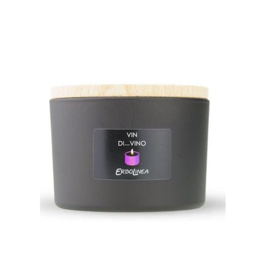 Aromatinė žvakė Erbolinea Candela In Vetro Vin Di Vino, 140 g