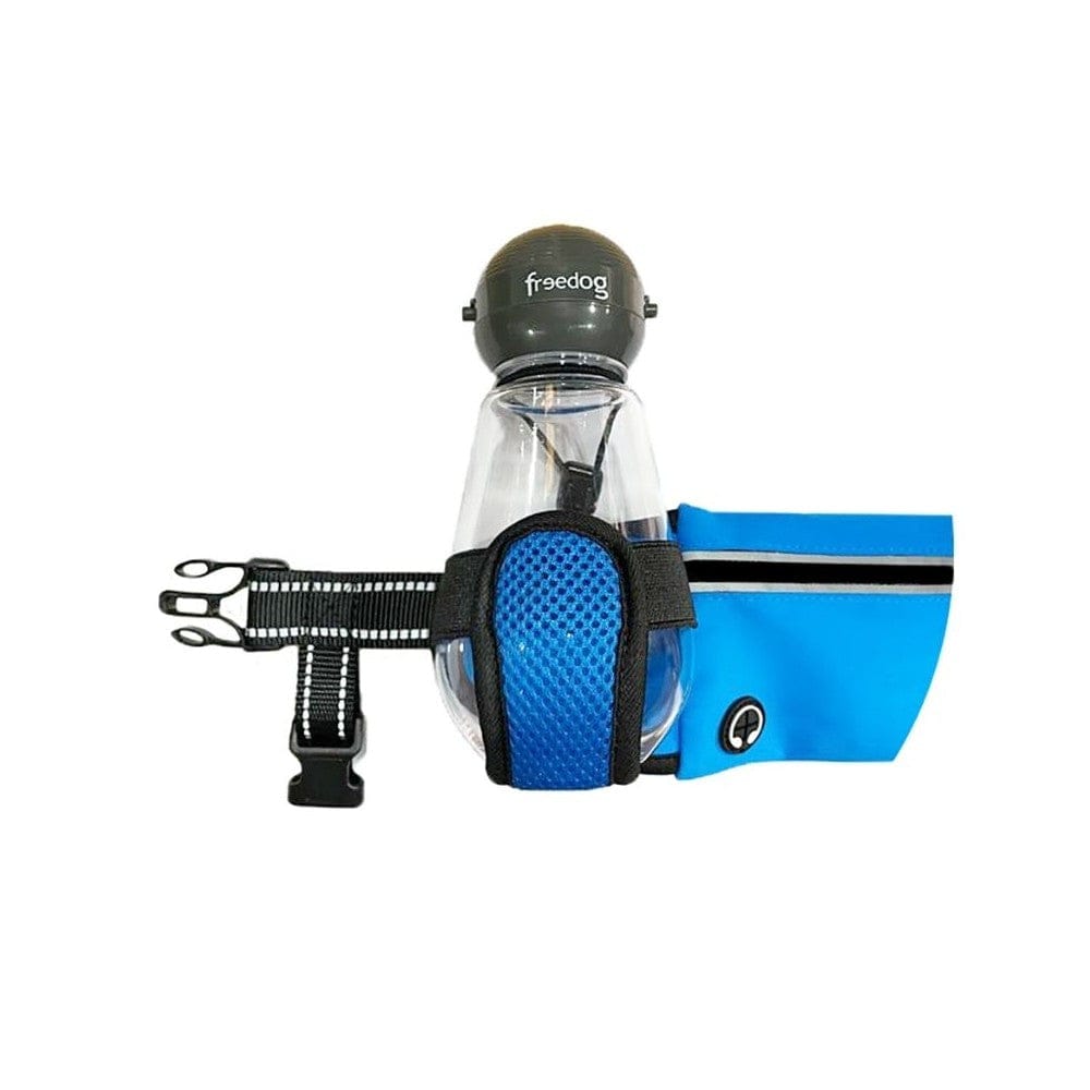 Bėgimo diržas šuniui, mėlynas, 21 mm, 120 cm