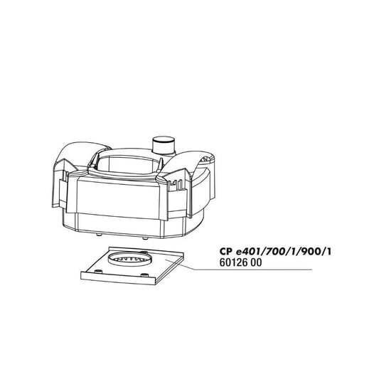 Galvos vidinis dangtis išoriniams filtrams JBL CristalProfi e400/700/900/1