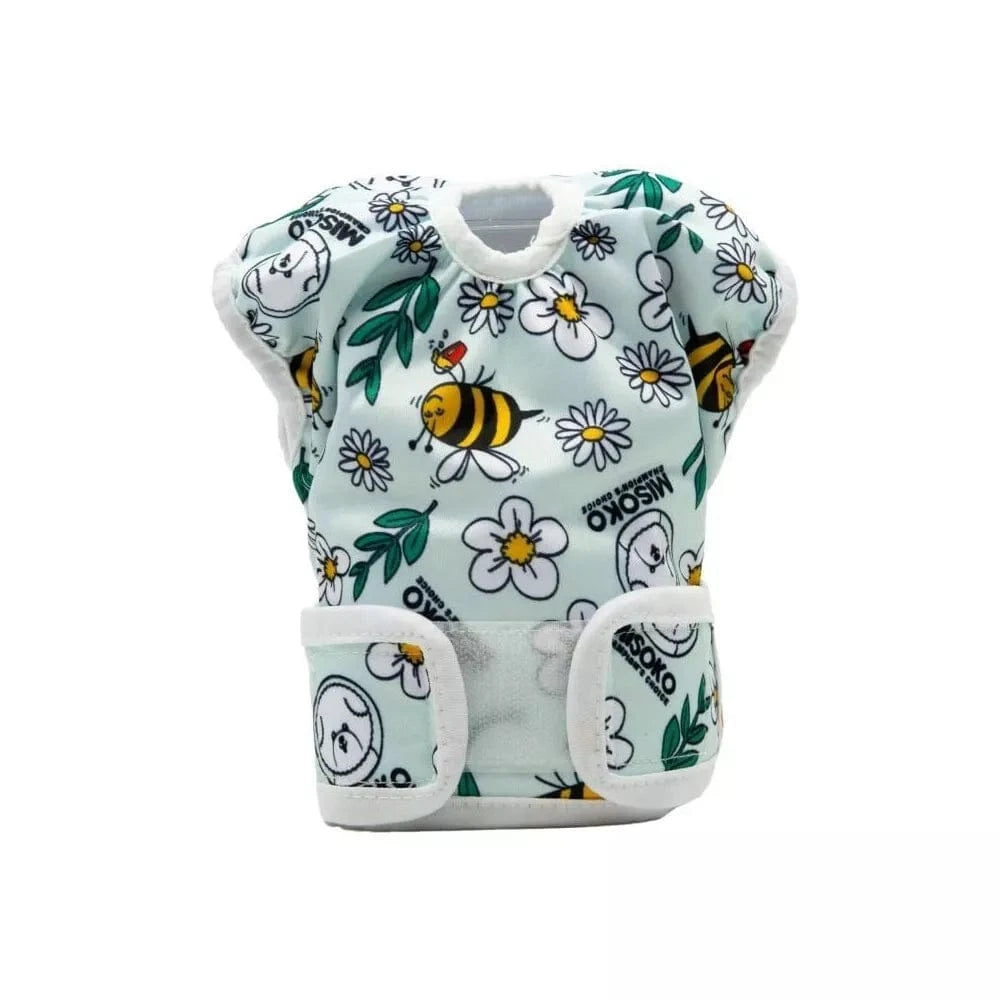 Daugkartinio naudojimo sauskelnės kalėms, M, žydros spalvos