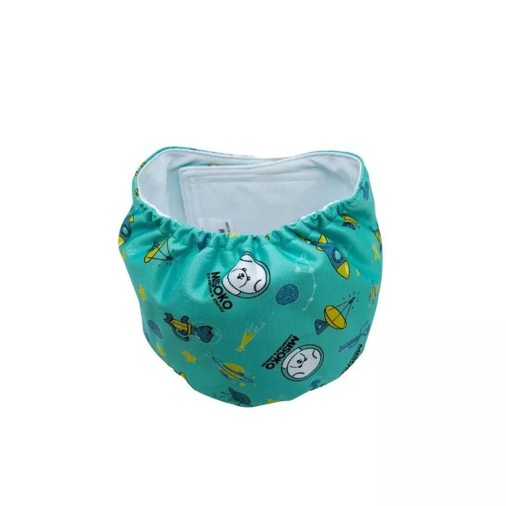 Daugkartinio naudojimo sauskelnės patinams, S, mėtinės spalvos