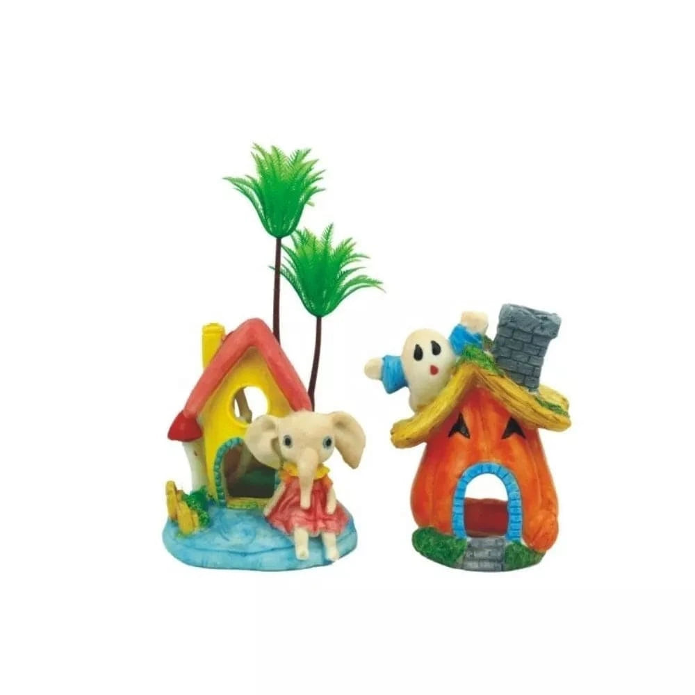 Dekoracija akvariumui Namelis, 10x10x20 cm