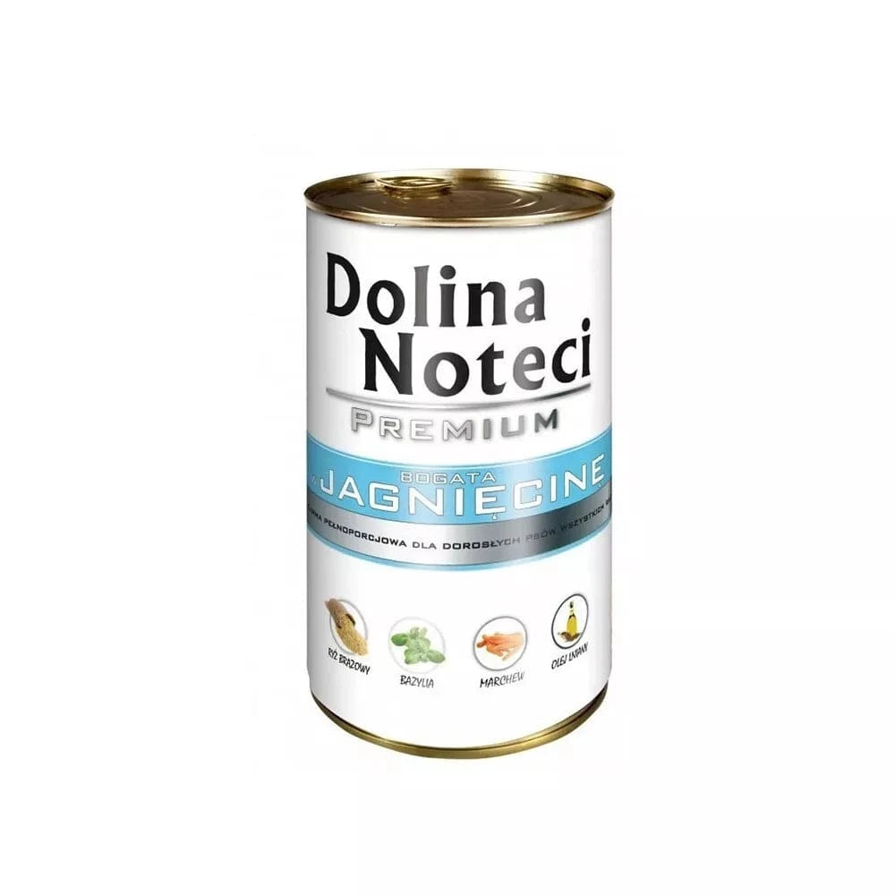 Konservai šunims su ėriena Dolina Noteci Premium 400 g