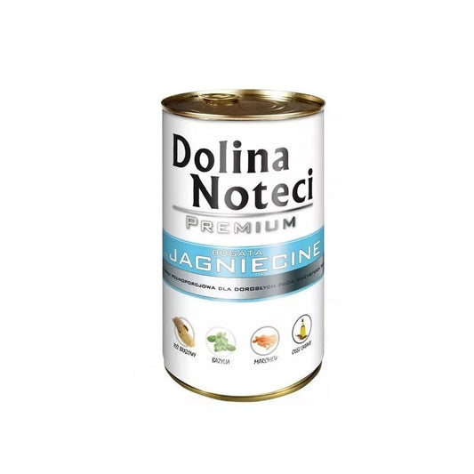 Konservai šunims su ėriena Dolina Noteci Premium 400 g