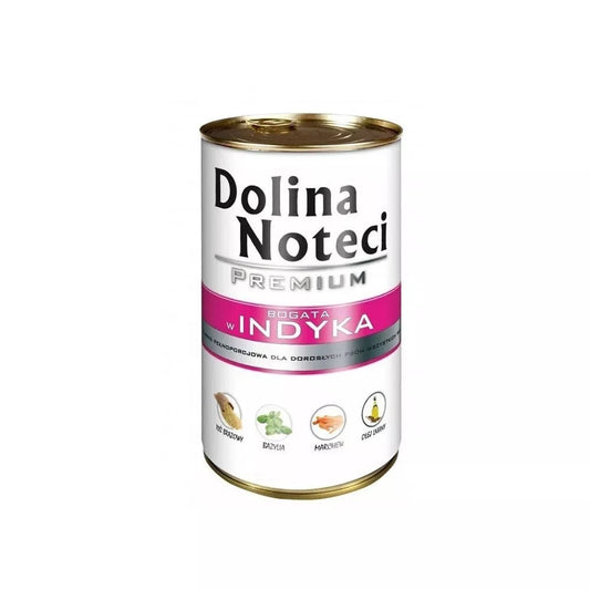 Konservai šunims su kalakutiena Dolina Noteci Premium 400 g