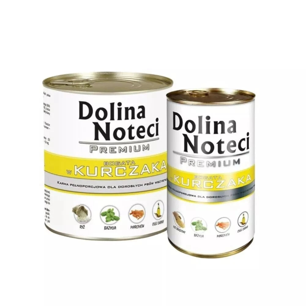 Konservai šunims su vištiena Dolina Noteci Premium 400 g