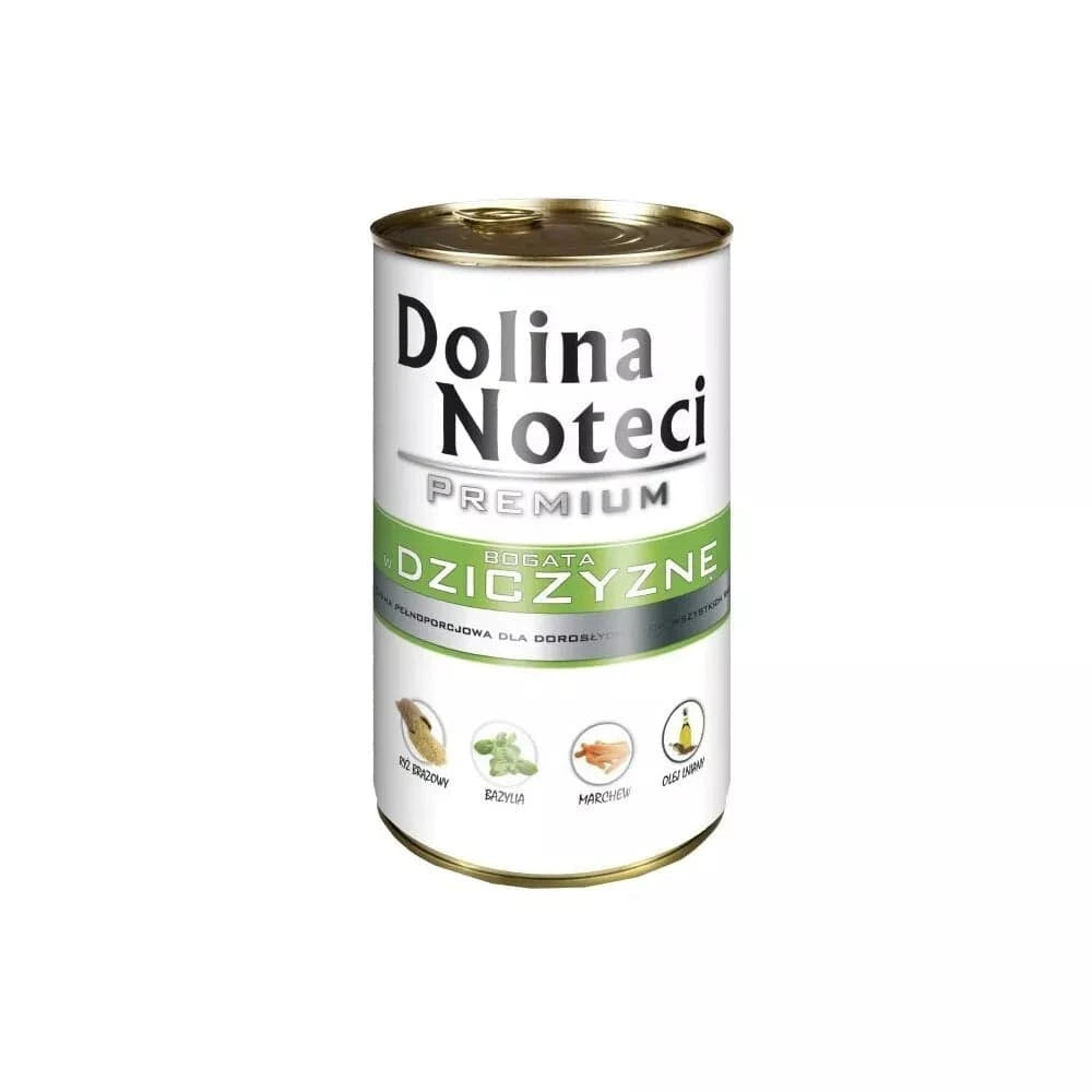 Konservai šunims su žvėriena Dolina Noteci Premium 400 g