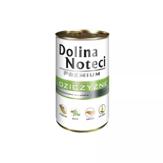 Konservai šunims su žvėriena Dolina Noteci Premium 400 g