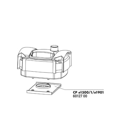 Galvos vidinis dangtis išoriniams filtrams CristalProfi e1500/1900/1