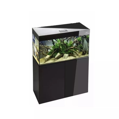 Glossy 100 ST Day&Night akvariumas stačiakampis, juodas, 100x40x60 cm