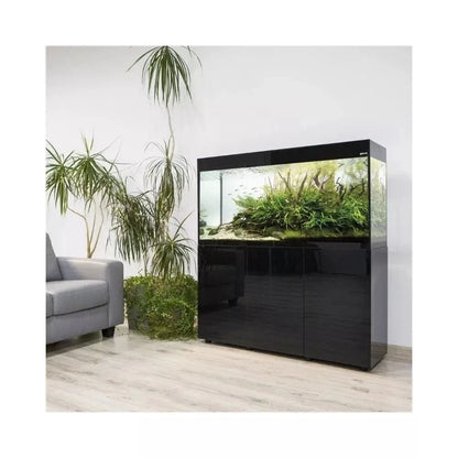 Glossy 100 ST Day&Night akvariumas stačiakampis, juodas, 100x40x60 cm