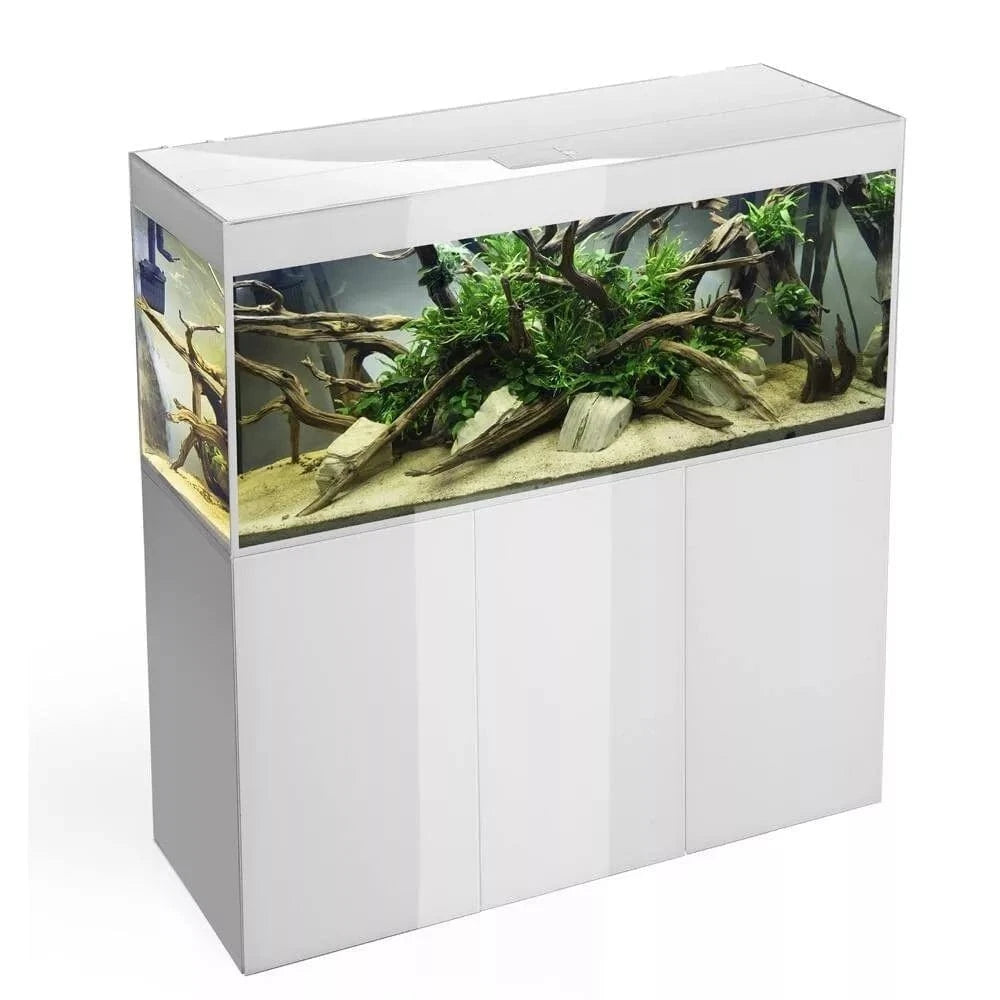 Glossy 120 akvariumas stačiakampis, baltas, 120x40x60 cm