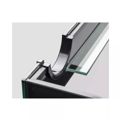 Glossy 120 ST Day&Night akvariumas stačiakampis, juodas, 120x40x63 cm, 3x17 LED