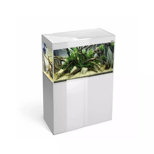 Glossy 80 akvariumas stačiakampis, baltas, 80x35x50 cm
