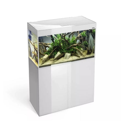 Glossy 80 spintelė stačiakampė balta su durelėmis, 80 cm