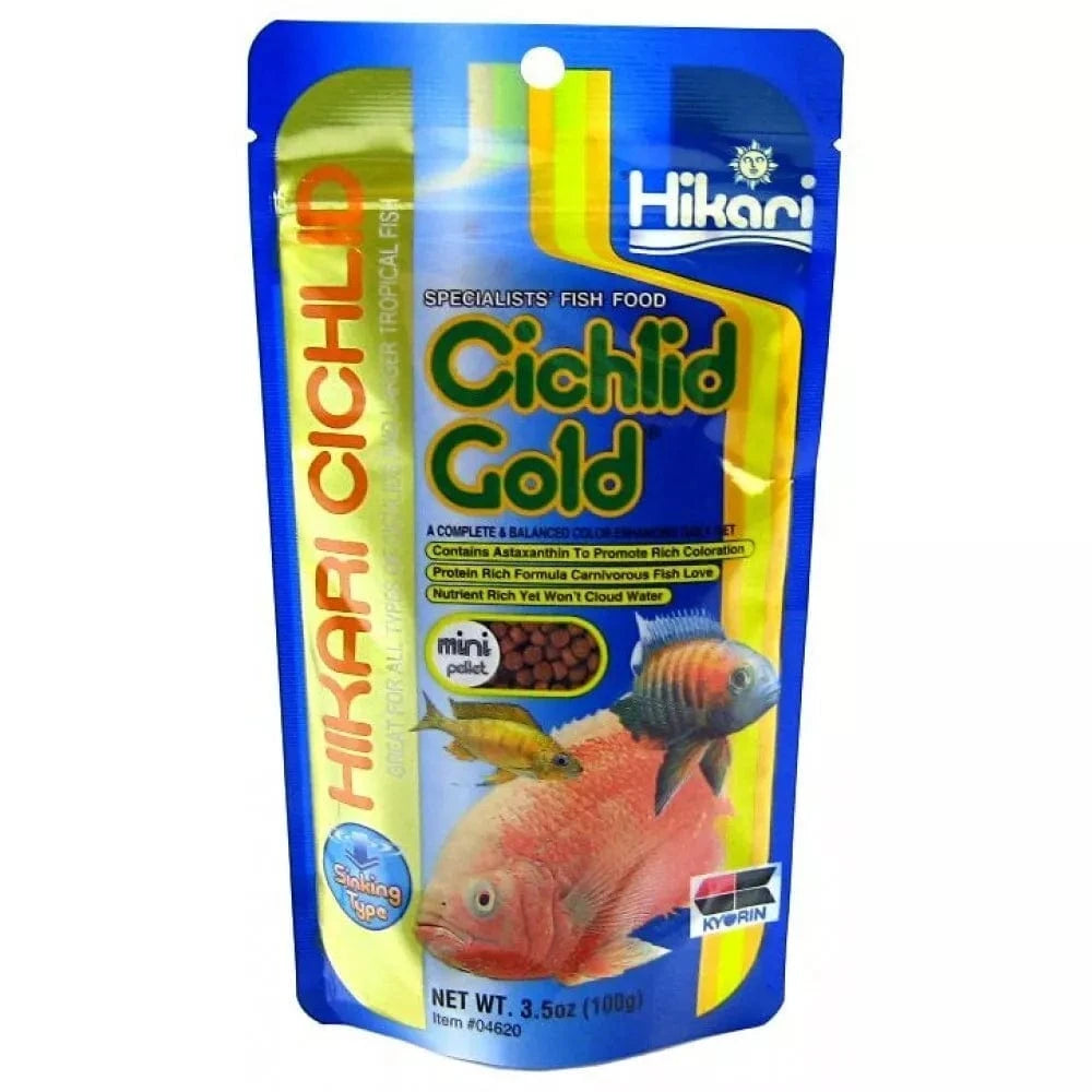 Hikari Cichlid Gold Sinking Mini maistas žuvims 100 g