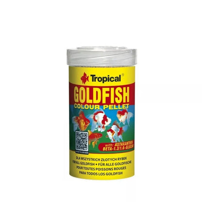 Tropical Goldfish Colour Pellet granuliuotas pašaras auksinėms žuvelėms 250 ml