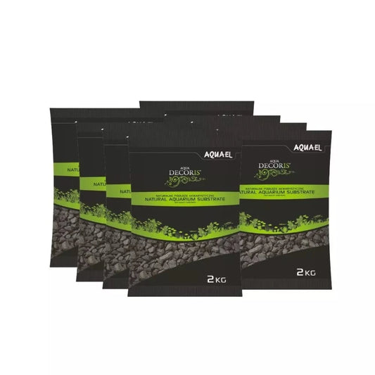Gruntas akvariumui, juodas, 2-4 mm, 8x2 kg