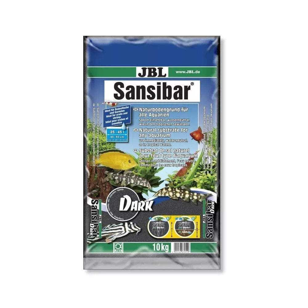 JBL gruntas Sansibar Black 10 kg (0,2-0,5 mm), juodas